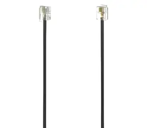 Hama Modulární kabel 6P4C-6P4C černá / Telefonní kabel / RJ-11 / 6 m