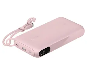 Belkin BOOST CHARGE PowerBanka 20000mAh růžová / 20W PD / USB-C / displej