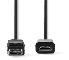 Nedis CCGB37100BK20 černá / Kabel DisplayPort - HDMI / DisplayPort zástrčka - HDMI konektor / 2 m