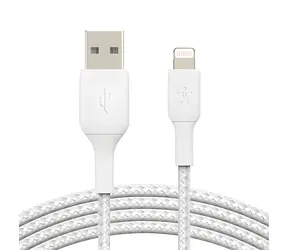 Belkin BOOST CHARGE kabel odolný USB-A na Lightning bílá / 3m