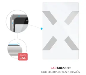 FIXED Ochranné tvrzené sklo pro Honor Pad X8b čiré / 0,33 mm / oleofobní úprava / 100% průhlednost