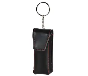 Hama Fashion černá / Pouzdro na USB flash disk / koženka / klíčenka