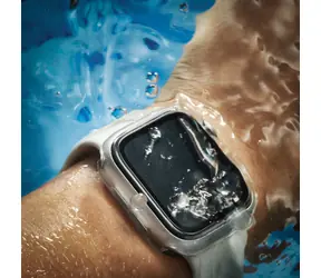 Hama Apple Watch 10/11 46mm průhledná / Ochranné pouzdro / tvrzené sklo