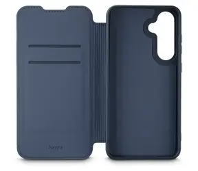 Hama Fantastic Feel modrá / Otevírací pouzdro pro Samsung Galaxy A56 5G / hebký povrch / sloty na karty