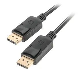 Lanberg DisplayPort 1.2 (M) - (M) černá / Kabel DisplayPort / 4K / 60 Hz / 1 m / zlacené konektory