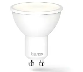 Hama SMART WiFi LED GU10 5,5 W / Chytrá žárovka / WiFi / stmívatelná / nastavitelná barevná teplota