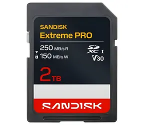 SanDisk Extreme PRO SDXC 2TB / Paměťová karta / čtení: až 200 MB/s