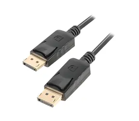 Lanberg DisplayPort M/M 0,5m černá / Kabel DisplayPort / v1.2 / 4K