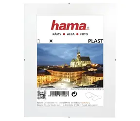 Hama Clip-Fix polystyrén / Rámeček / bílá pasparta / 29,7 × 42 cm / 18 × 24 cm