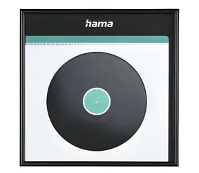 Hama rámeček na obal LP černá / Rámeček / hliník / 31,5 × 31,5 cm
