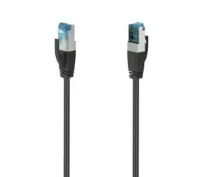 Hama CAT-6a černá / Síťový kabel / S/FTP / 10 Gbit/s / 5 m