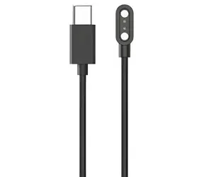 Hama černá / Nabíjecí kabel / chytré hodinky Hama / USB-C / magnetický / 60 cm