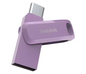 SanDisk Ultra Dual Drive Go 512GB levandulová / Flash disk / USB-A 3.1 + USB-C 3.2 / čtení až 150 MB/s