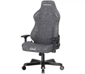 DXRacer TANK Herní židle šedá látková / výška postavy: 165–200 cm / nosnost: 180 kg / 4D-Područky