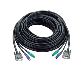 ATEN 2L-1001P černá / KVM kabel / SVGA+PS/2 / 1.8m