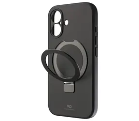 White Diamonds Mag Urban Stand Case černá / Ochranný kryt pro iPhone 16 / MagSafe / stojánek