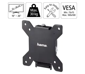 Hama nástěnný držák TV / Naklápěcí / 100x100 / až 30 kg