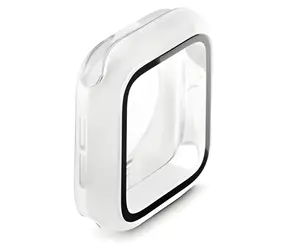 Hama průhledná / Ochranné pouzdro / Apple Watch 44 mm (4/5/6/SE/SE2/SE3) / 360° ochrana / Snap-On
