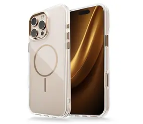CPA Clear Thin Mag zlatá / Zadní kryt / Apple iPhone 17 Pro Max / MagSafe / PC+TPU