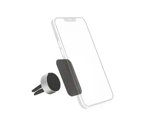 Hama Magnet Alu černá / Držák mobilu do auta / na větrací mřížku / magnetický / 360°