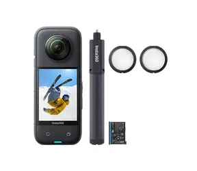 Insta360 X3 All-Purpose Kit / Sada / 360° 5,7K / IPX8 / Extra baterie + selfie tyč