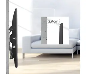 Hama nástěnný držák TV / Naklápěcí / VESA 200x200 / 19"-48" / 25 kg