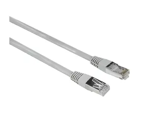 Hama Cat5e F/UTP šedá / Síťový patch kabel / 1,5 m / RJ-45 / balení 25 ks