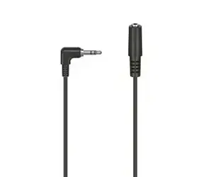 Hama audio adaptér 2,5 mm jack - 3,5 mm jack / Redukce / stereo / černá