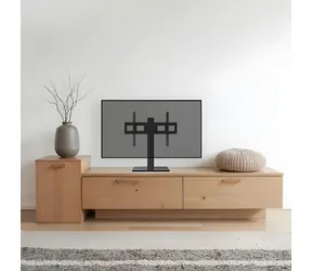 Hama podlahový TV stojan černá / TV stojan / 32–75" / 40 kg / otočný / výškově nastavitelný