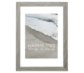 Hama Waves šedá / Fotorámeček / dřevěný / 20 × 30 cm