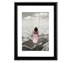 Hama Swing černá / Plastový rámeček / 20x30 cm