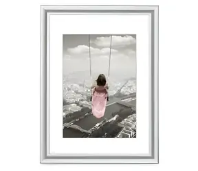 Hama Swing stříbrná / Rámeček / 10×15 cm / plastový