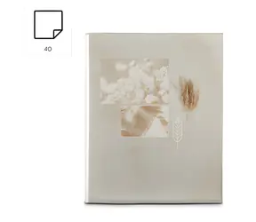 Hama SINGO II béžová / Album / 10x15 cm / 80 fotografií / bavlna