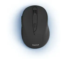 Hama MW-400 V2 černá / Ergonomická bezdrátová myš / 6 tlačítek / 2.4 GHz / 1600 DPI