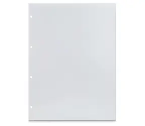 Hama foto karton s pergamenem bílý / Listy do alba / 23,3 × 31 cm / děrované / 25 listů