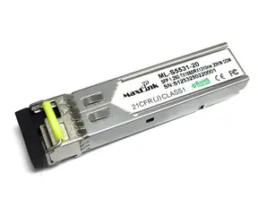 MaxLink 1.25G SFP optický modul / WDM(BiDi) / SM / Tx 1550/Rx1310nm / 20km / 1x LC konektor / DDM