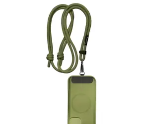 Black Rock Universal Lanyard olivově zelená / Šňůrka na telefon