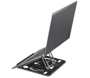 Hama Rotation černá / Stojan na notebook / otočný 360° / 8 náklonů / do 15,6"