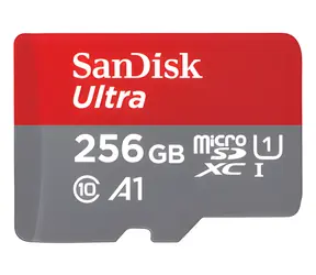 SanDisk Ultra microSDXC 256GB / Paměťová karta / Class 10 / UHS-I / A1 / čtení: až 150 MB/s