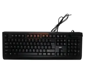 Acer KB-8CR černá / Drátová klávesnice / USB-A / CZ/SK layout / čtečka čipových karet