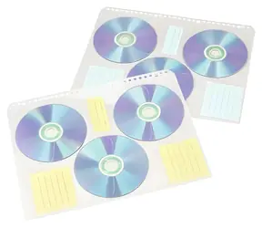 Hama Obaly CD index průhledné / Archivační obal / DIN A4 / 60 disků