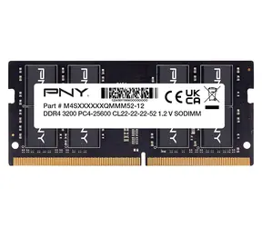 PNY 32GB DDR4 3200MHz / Operační paměť / SO-DIMM / CL22 / 1.2V