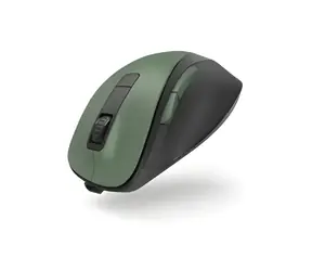 Hama MW-500 Recharge zelená / Bezdrátová optická myš / nabíjecí / tichá / 6 tlačítek / 2.4 GHz