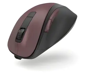 Hama MW-500 Recharge bordó / Bezdrátová optická myš / nabíjecí / tichá / 6 tlačítek / 2,4 GHz
