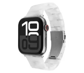 FIXED Resin Strap Cloud White / Řemínek / pro Apple Watch 38/40/41 mm / pryskyřice / nastavitelná délka
