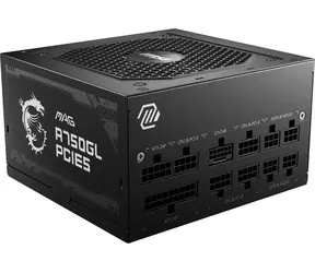MSI MAG A750GL PCIE5 černá / Zdroj / 750W / 80 PLUS Gold / aktivní chlazení / 100-240V