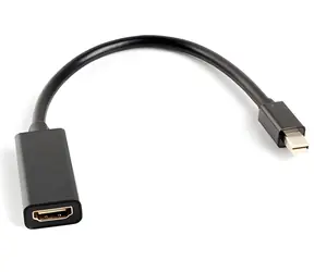 Lanberg AD-0005-BK černá / Adaptér / Mini DisplayPort na HDMI / 1920×1200 / 60 Hz