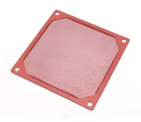 PRIMECOOLER PC-DFA80R červená / Prachový filtr / 80mm / Aluminium Red