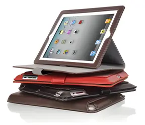 LUXA2 Metis červená / Ochranné pouzdro / Apple iPad 2 / kožené / se stojánkem