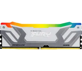 Kingston FURY Renegade bílá RGB 24 GB / Operační paměť / DDR5 / 8400 MHz / CL40 / CUDIMM / XMP 3.0